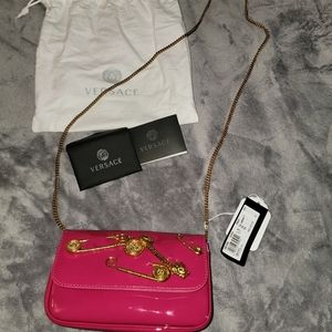 Versace Pink crossbody mini